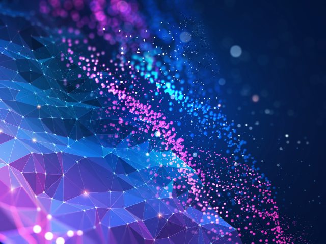 Abstract,Neural,Network,3d,Illustration.,Big,Data,Concept.,Global,Database