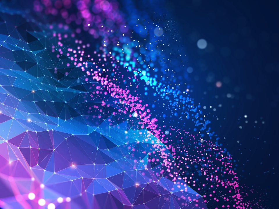 Abstract,Neural,Network,3d,Illustration.,Big,Data,Concept.,Global,Database