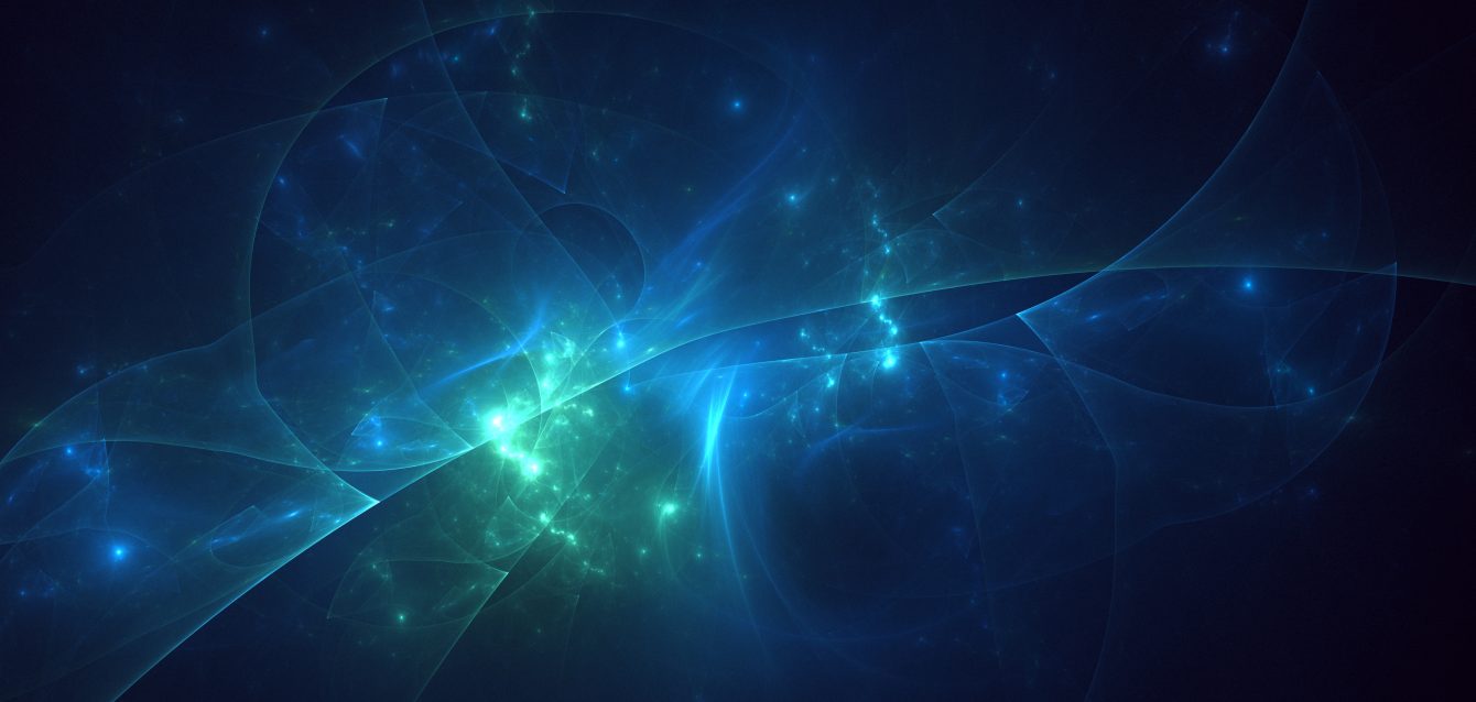 Fractal 3D rendering abstract light surreal background