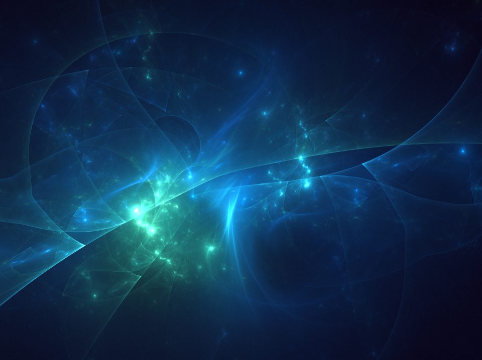Fractal 3D rendering abstract light surreal background