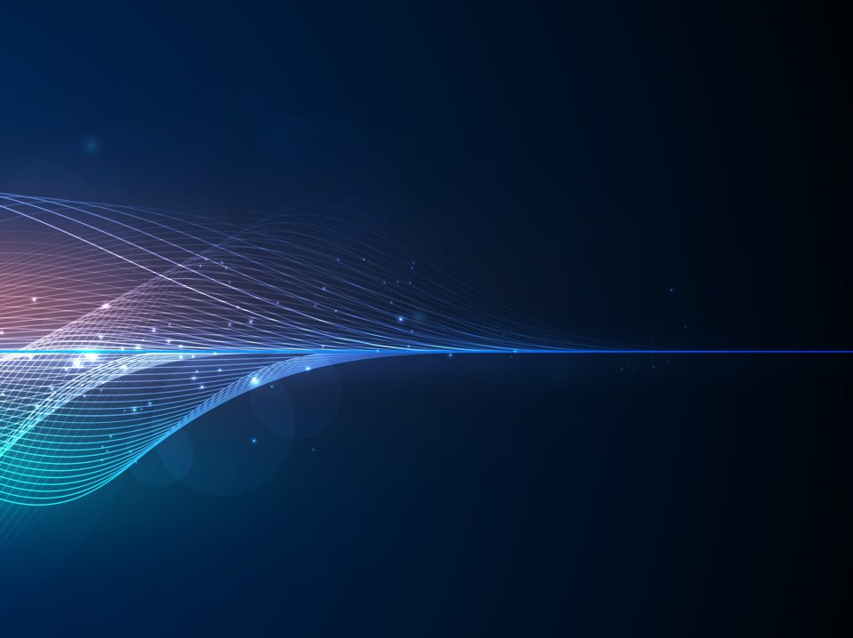 abstract blue digital equalizer, vector of sound wave pattern el abstract blue digital equalizer, vector of sound wave pattern el