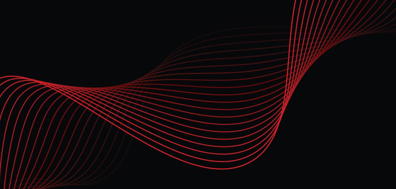Abstract background with lines. Vector background with waves. Background for music album, poster, card, advertisement. Element for design isolated on black. Red and black. Valentine's Day Abstract background with lines. Vector background with waves. Background for music album, poster, card, advertisement. Element for design isolated on black. Red and black. Valentine's Day