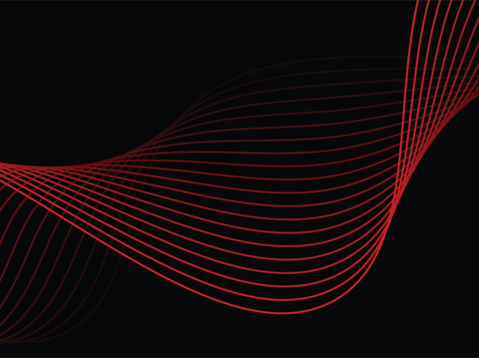 Abstract background with lines. Vector background with waves. Background for music album, poster, card, advertisement. Element for design isolated on black. Red and black. Valentine's Day Abstract background with lines. Vector background with waves. Background for music album, poster, card, advertisement. Element for design isolated on black. Red and black. Valentine's Day